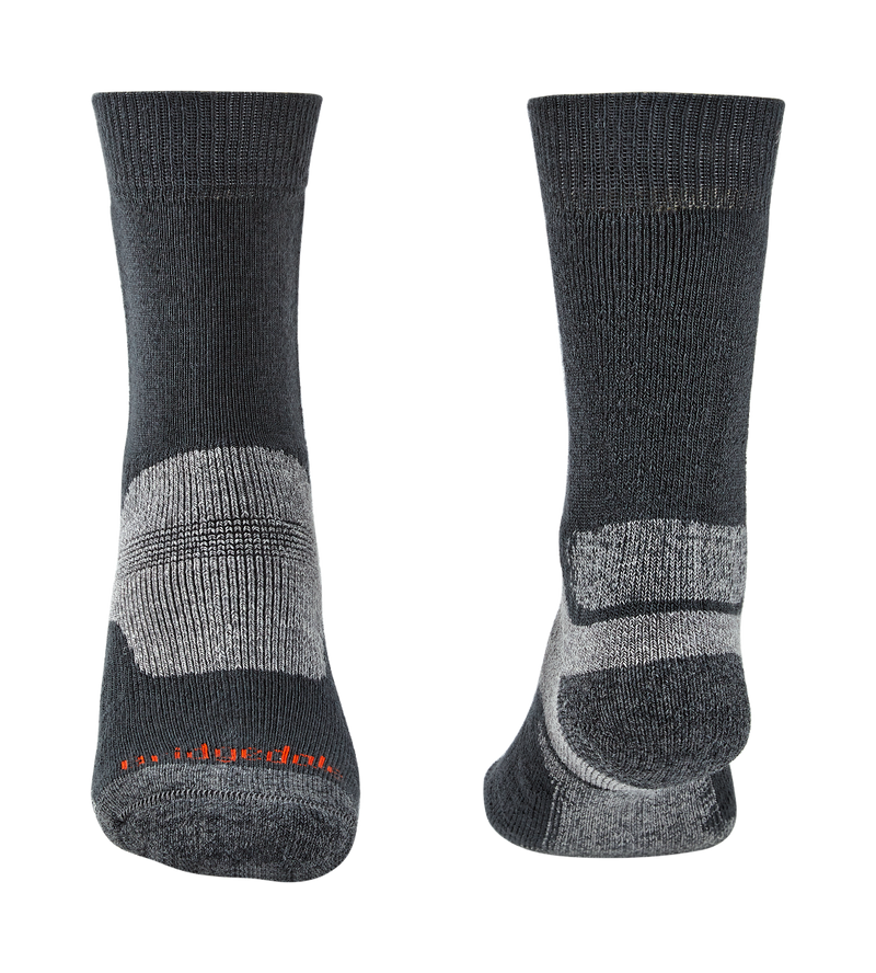 Bridgedale Midweight Merino Performance Boot Sock-Gunmetal