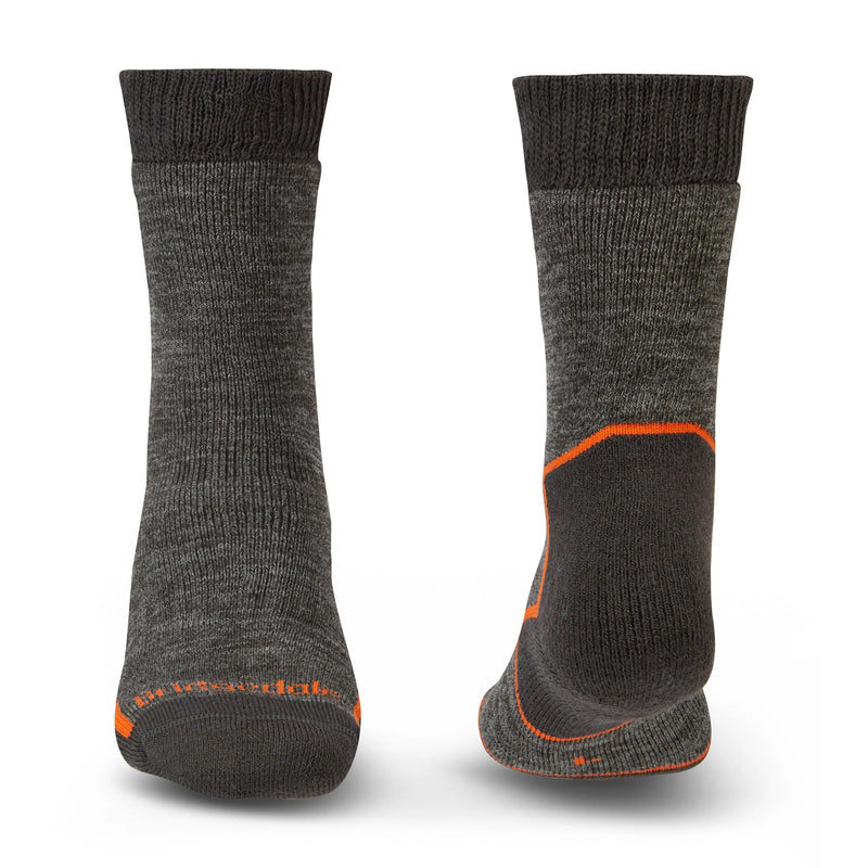 Bridgedale Men's Heavyweight Merino Comfort Boot Socks-Anthracite