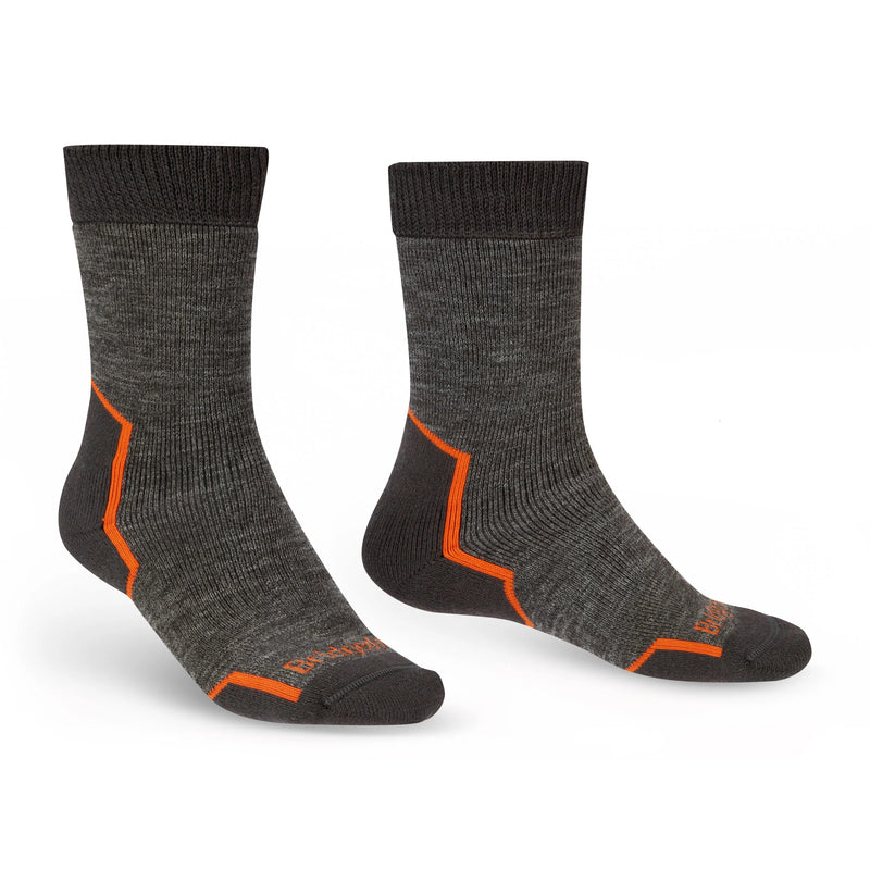 Bridgedale Men's Heavyweight Merino Comfort Boot Socks - Anthracite - Hiking & Walking