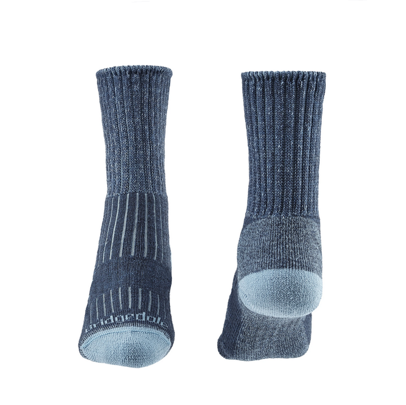 Bridgedale Women's Midweight Merino Comfort Boot Socks-Blue