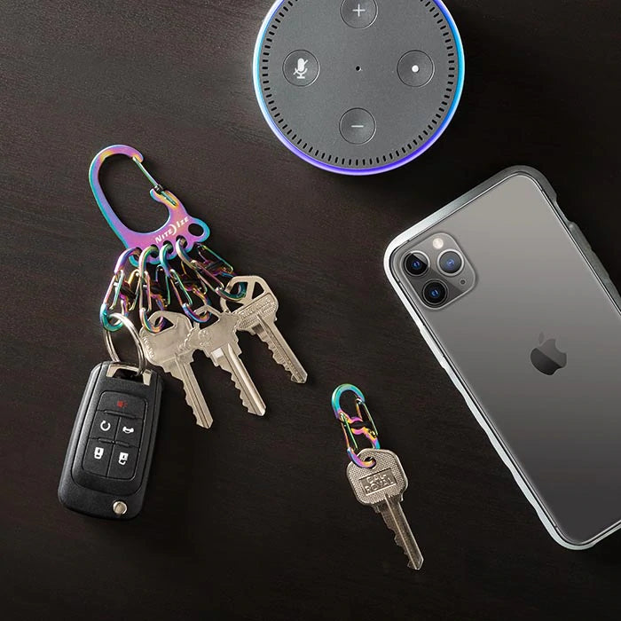 NiteIze BigFoot Locker KeyRack Keyring-Spectrum