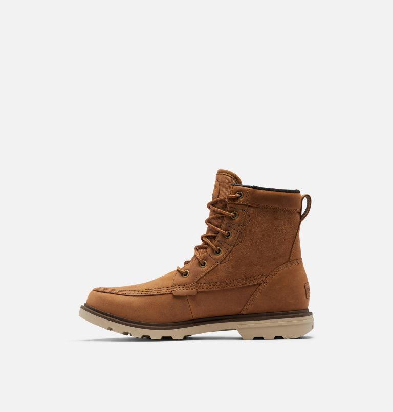 Sorel Men's Carson Storm Waterproof Winter Boot-Camel Brown/Oatmeal