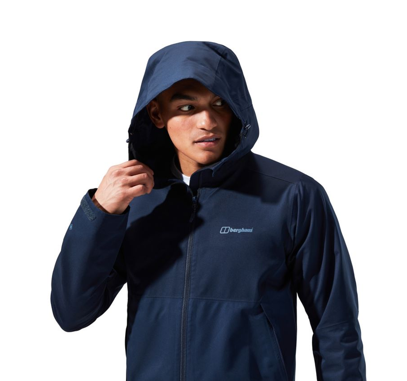 Berghaus Men's Fellmaster Interactive Waterproof Jacket-Dark Blue/Dark Blue