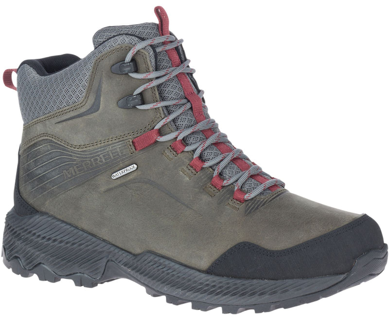 Merrell Men's Forestbound Mid Waterproof Boots-Merrell Grey