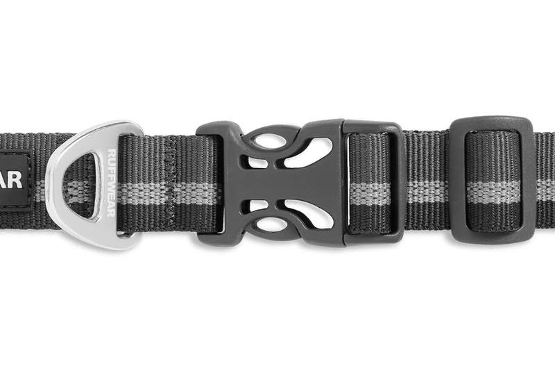 Ruffwear Crag Reflective Dog Collar-Granite Grey