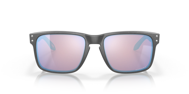 Oakley Holbrok Sunglasses OO9102-U555-Steel/Prizm Snow Sapphire