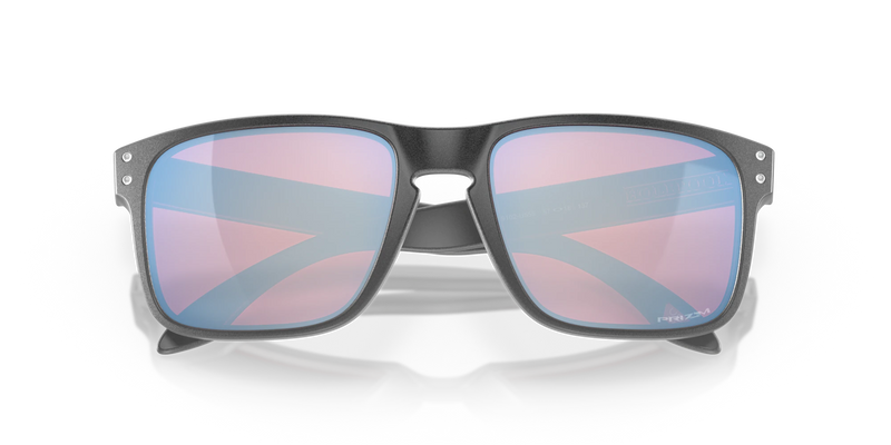 Oakley Holbrok Sunglasses OO9102-U555-Steel/Prizm Snow Sapphire