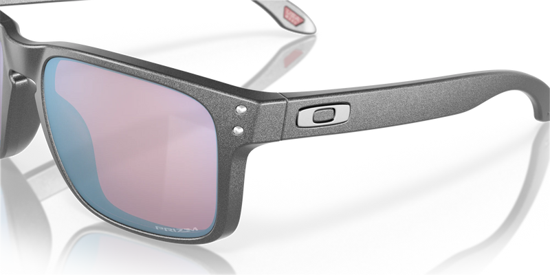 Oakley Holbrok Sunglasses OO9102-U555-Steel/Prizm Snow Sapphire