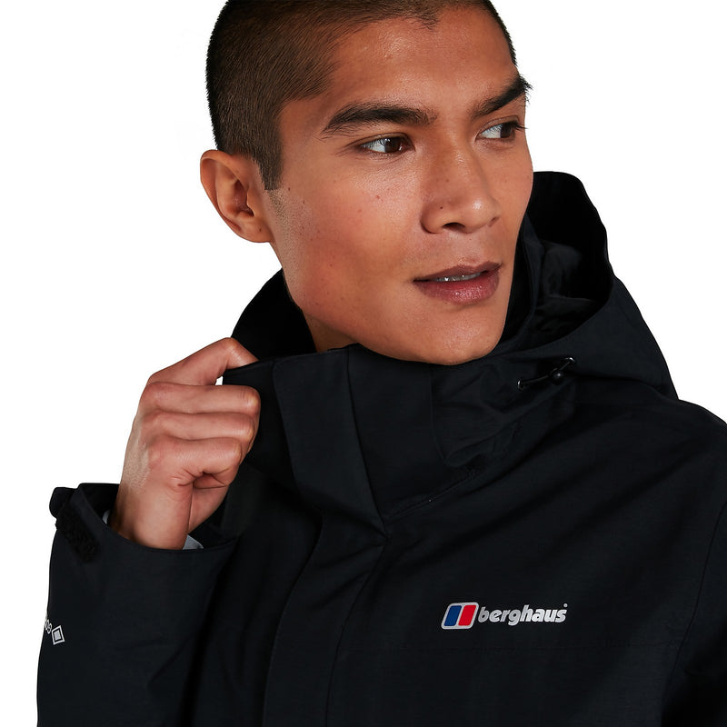 Berghaus Men's Hillwalker Interactive Waterproof Jacket-Black