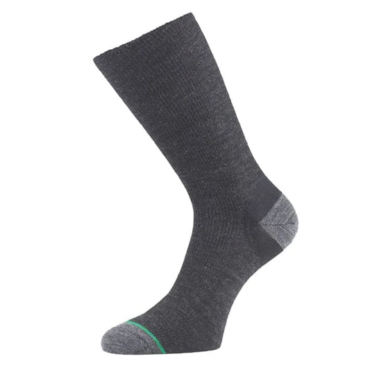 1000 Mile Lightweight Double Layer Men's Walking Sock-Grey