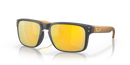 Oakley Holbrook OO9102-W455-Matte Carbon/Prizm 24k Polarized