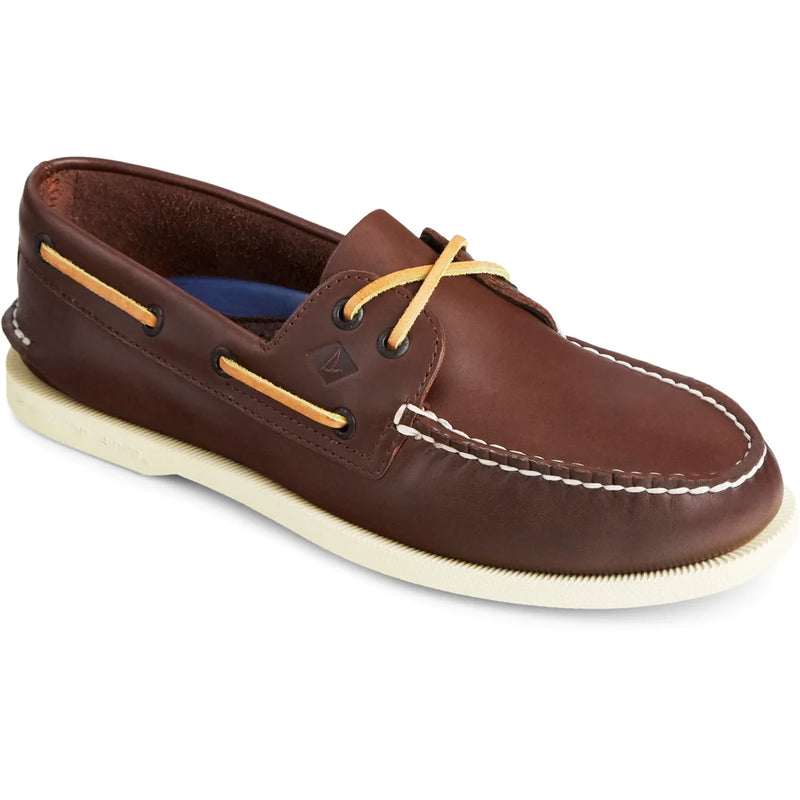 Sperry Men's Authentic Original 2-Eye Leather Boat Shoe-Brown