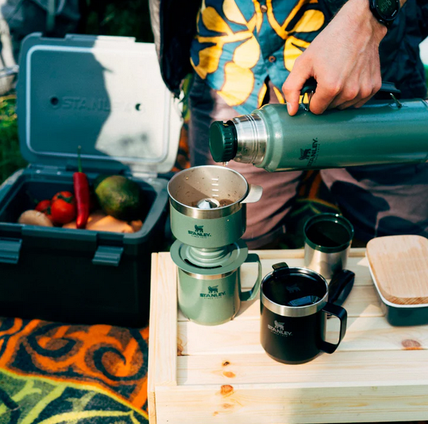 Stanley Classic Perfect-Brew Pour Over-Hammertone Green