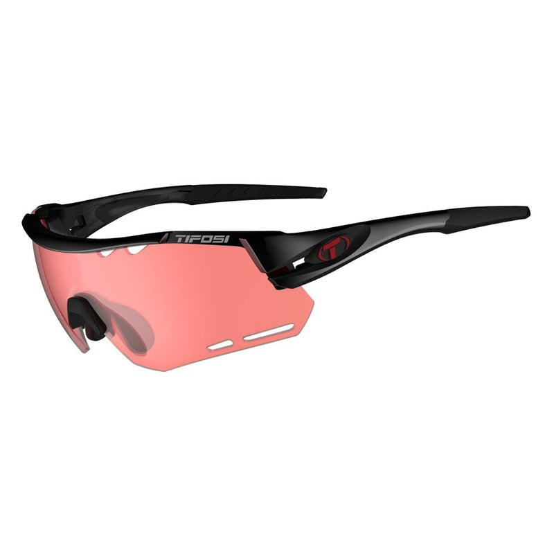 Tifosi Alliant Enliven Bike Red Lens Sunglasses-Crystal Black/Enliven Bike Red