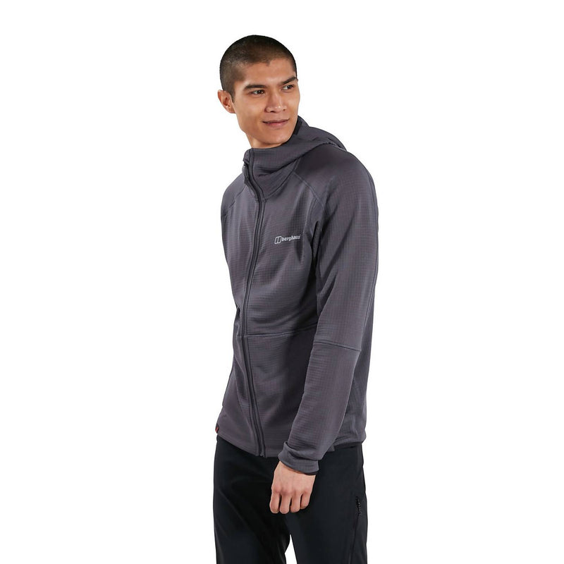 Berghaus Men's Vanth Hooded Fleece-Grey