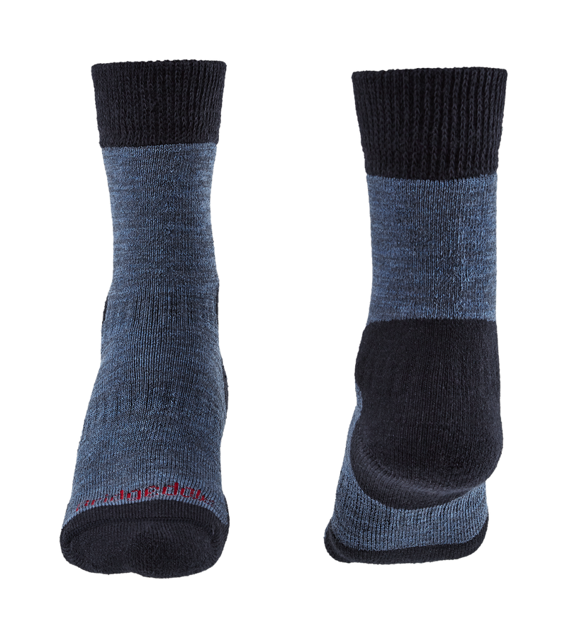 Bridgedale Women's Heavyweight Merino Comfort Boot Socks-Storm Blue