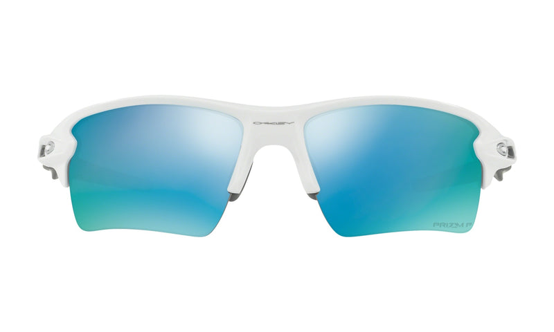 Oakley Flak 2.0 XL Prizm OO9188-8259-Polished White/Prizm Deep Water Polarized