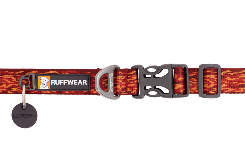 Ruffwear Flat Out Dog Collar-Ember Distortion