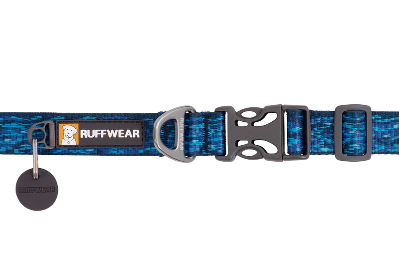 Ruffwear Flat Out Dog Collar-Oceanic Distortion