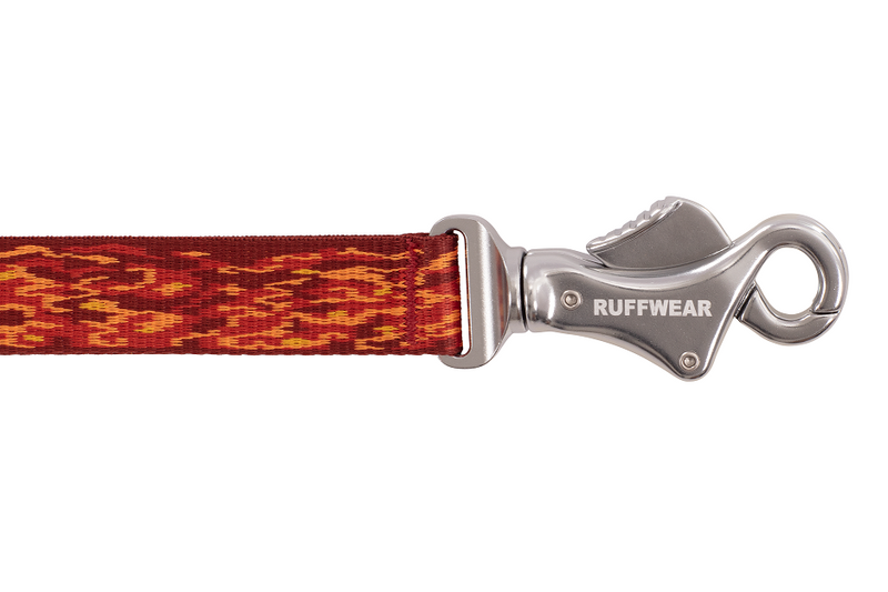 Ruffwear Flat Out Adjustable Dog Leash-Ember Distortion