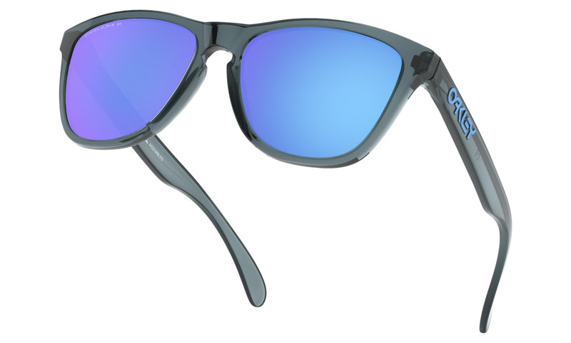 Oakley Frogskins OO9013-F655-Crystal Black/Prizm Sapphire Polarized