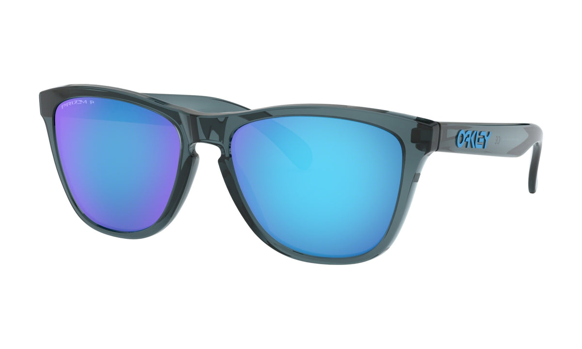Oakley Frogskins OO9013 F655 Crystal Black Prizm Sapphire Polarized