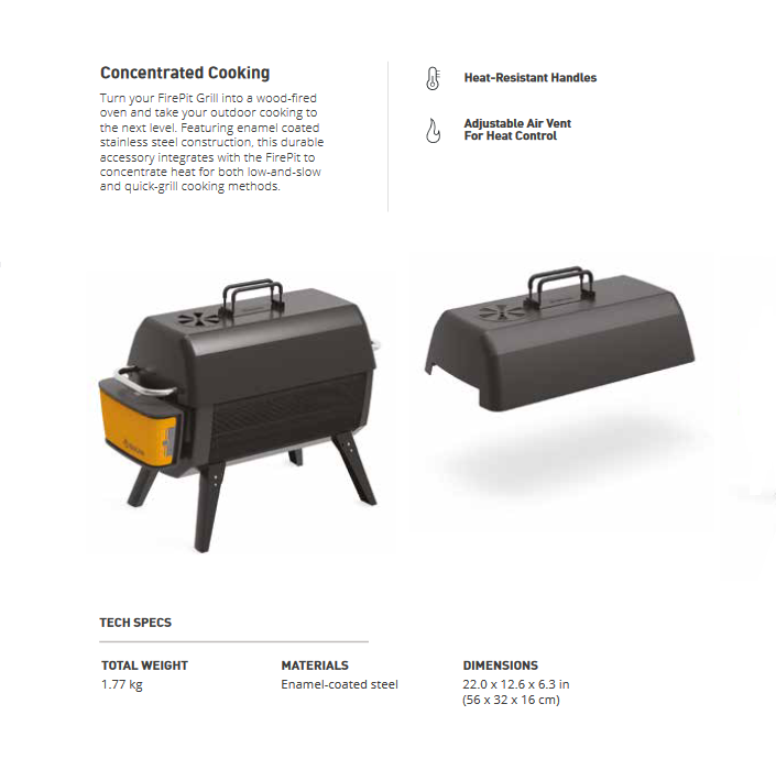 BioLite FirePit Grill Lid for FirePit Grill