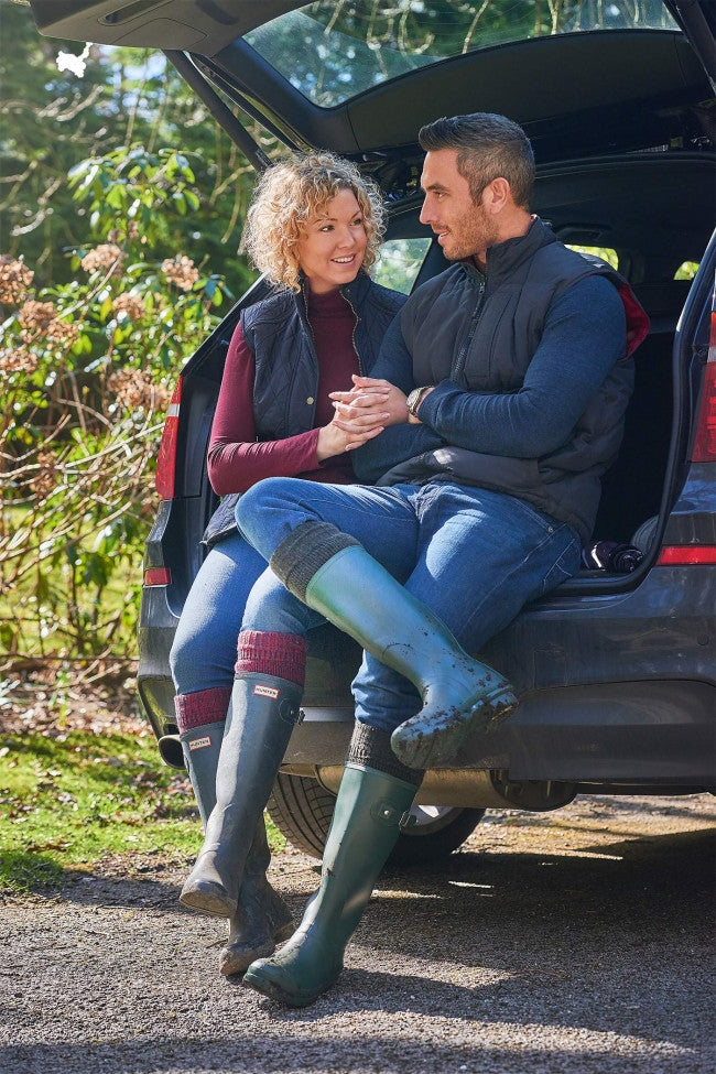 HJ Hall Wellington HJ608 Boot Sock-Green