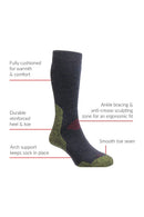 HJ Hall ProTrek HJ702 Mountain Climb Socks-Assorted Colours