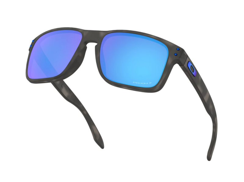 Oakley Holbrook OO9102-G755-Matte Black Tortoise/Prizm Sapphire Polarized