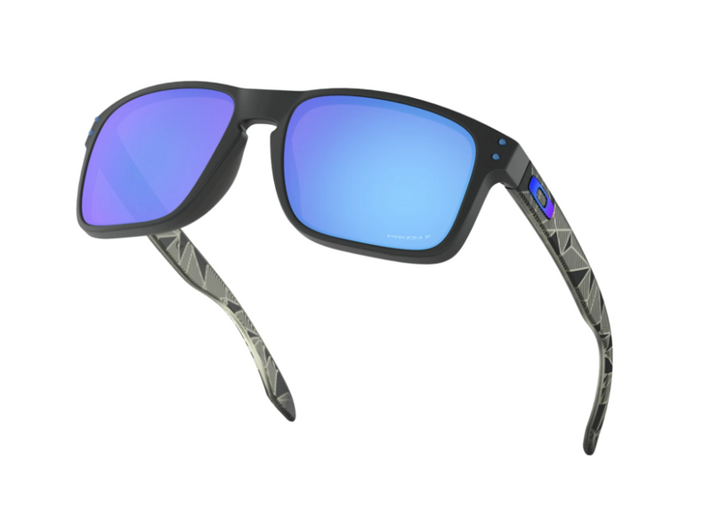 Oakley Holbrook OO9102-H055-Matte Black Prizmatic/Prizm Sapphire Polarized