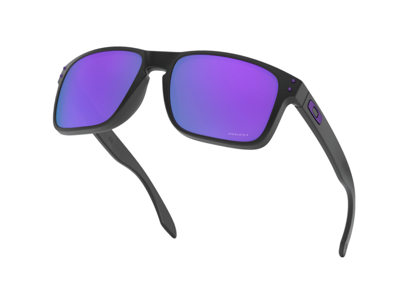 Oakley Holbrook Sunglasses OO9102-K655-Matte Black/Prizm Violet