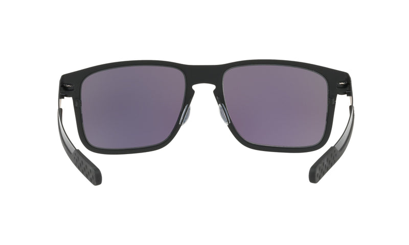 Oakley Holbrook Metal Sunglasses OO4123-0455-Matte Black/Jade Iridium