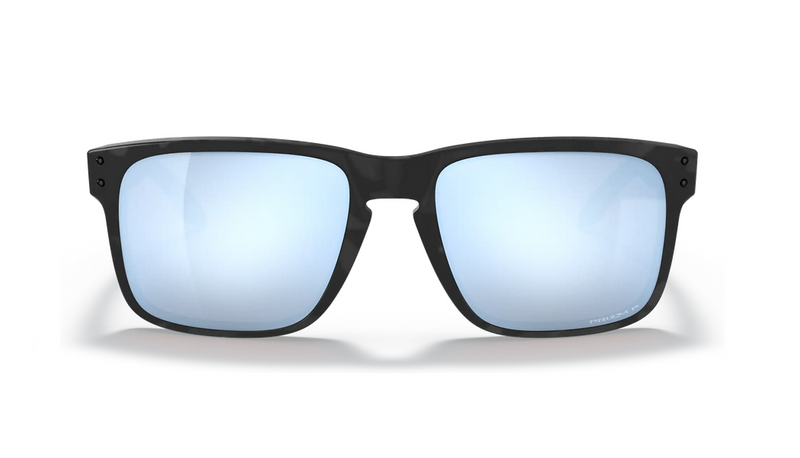 Oakley Holbrook Sunglasses OO9102-T955-Matte Black Camo/Prizm Deep Water Polarized