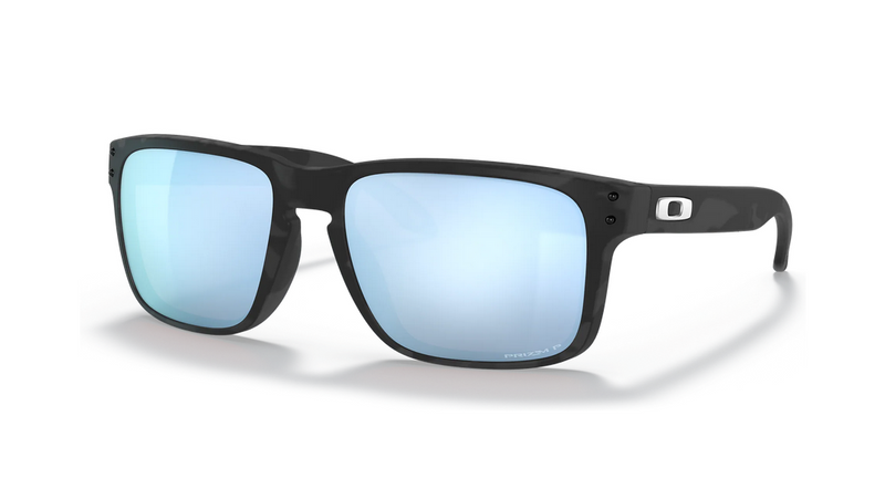 Oakley Holbrook Sunglasses in Matte Black Camo/Prizm Deep Water