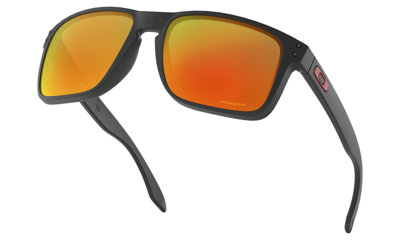 Oakley Holbrook XL Sunglasses OO9417-0459-Matte Black/Prizm Ruby