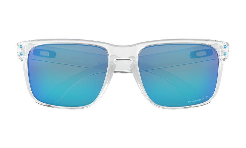 Oakley Holbrook XL Sunglasses OO9417-0759-Polished Clear/Prizm Sapphire Polarized Lens