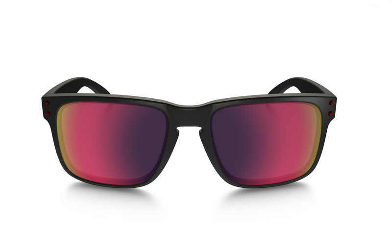 Oakley Holbrook OO9102 36 Matte Black Positive Red Iridium