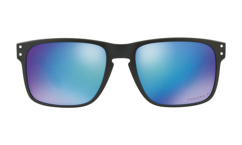 Oakley Holbrook OO9102-F055-Matte Black/Prizm Sapphire Polarized