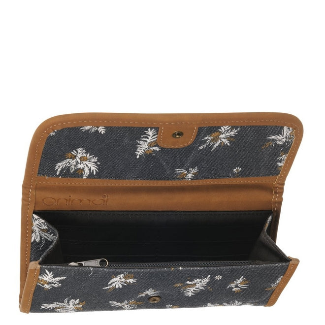 Animal Krista Women's Canvas Purse-Asphalt Grey