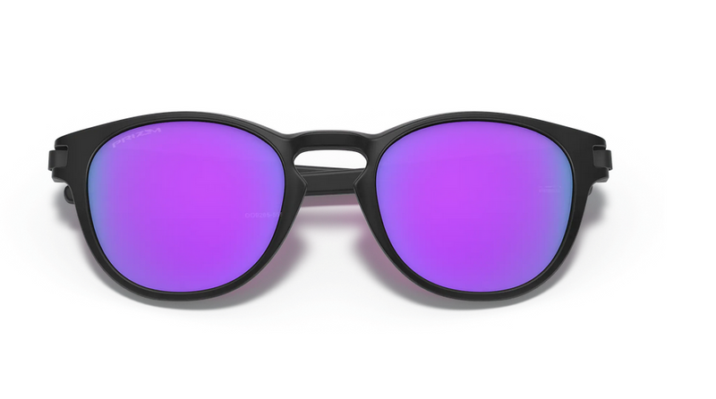 Oakley Latch Sunglasses OO9265-5553-Matte Black/Prizm Violet