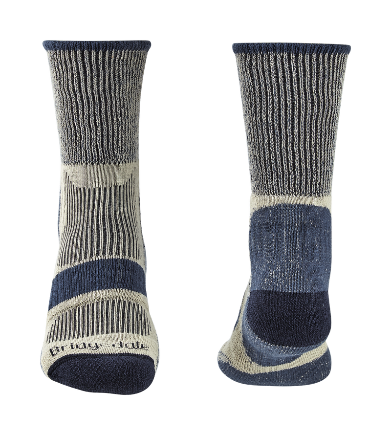 Bridgedale Coolmax Comfort Boot Socks-Indigo