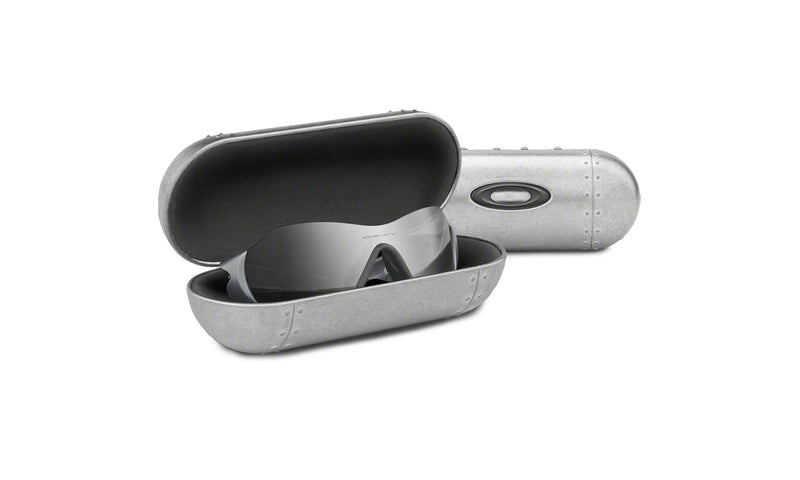 Oakley Metal Vault Sunglasses Large Case-Silver