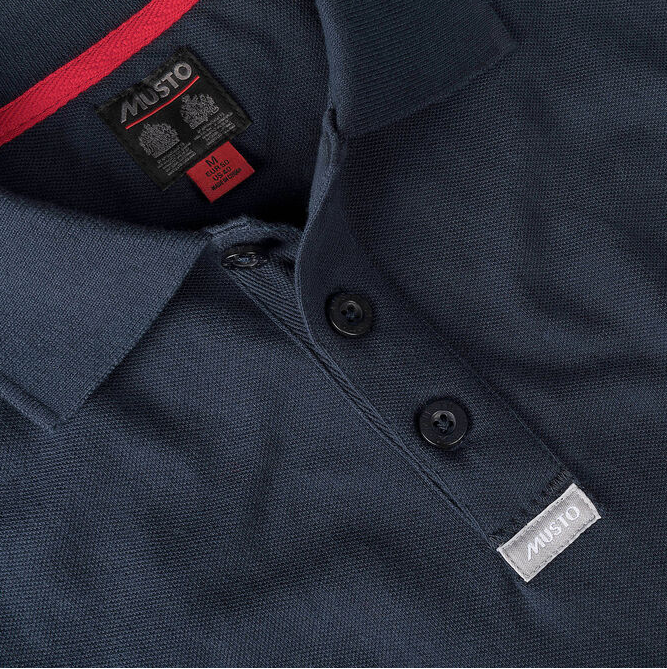 Musto Pique Polo Shirt-True Navy