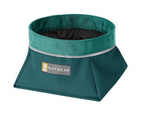 Ruffwear Quencher Packable Dog Bowl-Tumalo Teal