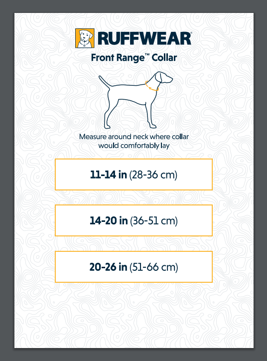 Ruffwear Front Range Dog Collar-Twilight Gray