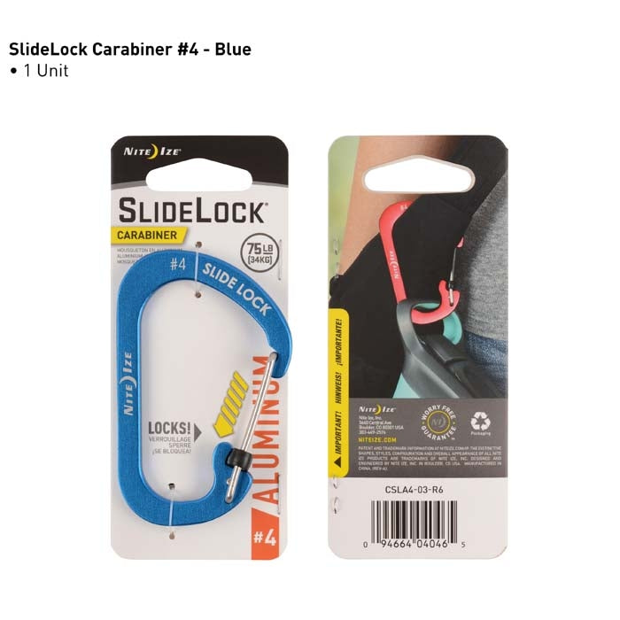 NiteIze SlideLock Carabiner Aluminum