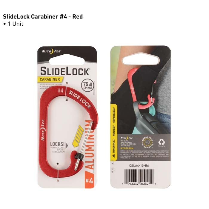 NiteIze SlideLock Carabiner Aluminum