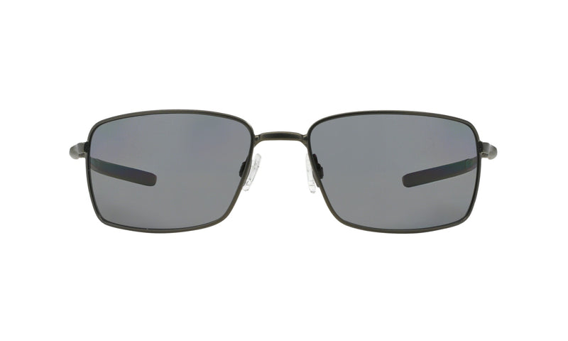Oakley Square Wire Sunglasses OO4075-04-Carbon/Grey Polarized