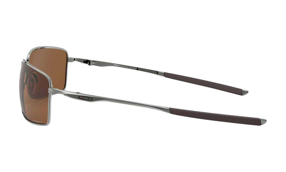 Oakley Square Wire Sunglasses OO4075-1460-Tungsten/Prizm Tungsten Pola